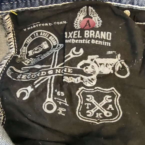 axel jeans 34x30 Wolcott Made In America Vintage Boot Cut Denim Jeans - Picture 4 of 5